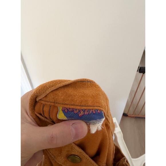 Vintage Roosert 70s Flare Orange/Rust Brown Cargo Pocket Flares - Picture 9 of 9